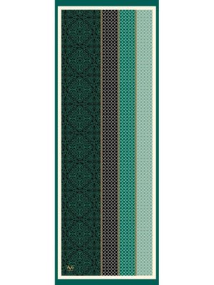 Yeşil Desenli Verona Seri Şal Askısı İle Birlikte 72x200 Cm Zümrüt Yeşil Desenli Verona Seri Şal Askısı İle Birlikte 72x200 Cm Zümrüt