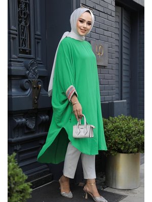 Yarasa Kol Yeşil Tunik 170015y Yarasa Kol Yeşil Tunik 170015y