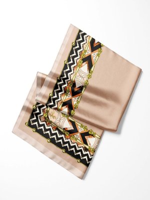 Deri Desen Pavia Seri Şal Askısı İle Birlikte 90x200 Cm Somon Turuncu Deri Desen Pavia Seri Şal Askısı İle Birlikte 90x200 Cm Somon Turuncu