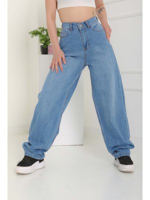 Acık Mavı Baggy Kot Pantolon Acik Mavi Acık Mavı Baggy Kot Pantolon Acik Mavi