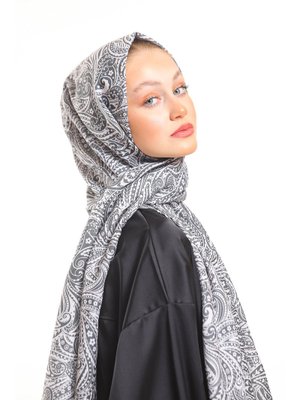 Krem Geometrik Desen Pavia Seri Şal Askısı İle Birlikte 90x200 Cm Gri Krem Geometrik Desen Pavia Seri Şal Askısı İle Birlikte 90x200 Cm Gri