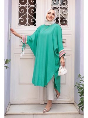 Yarasa Kol Yeşil Tunik 210048y Yarasa Kol Yeşil Tunik 210048y
