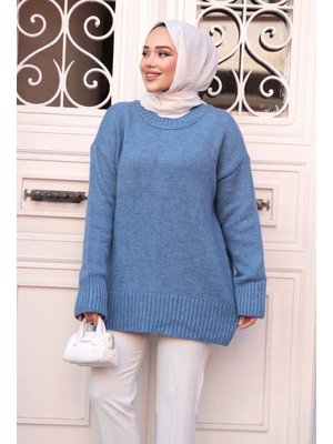 Mavi Triko Kazak Tunik 55551m Mavi Triko Kazak Tunik 55551m