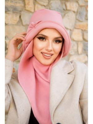 Pudra Aksesuarlı Vintage Şapka