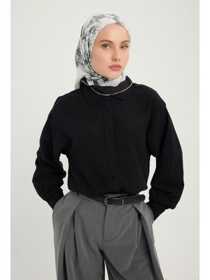 90x90 Cm Sessiz Botanik Gri Vierra Desenli Viskon Şal Eşarp 90x90 Cm Sessiz Botanik Gri Vierra Desenli Viskon Şal Eşarp