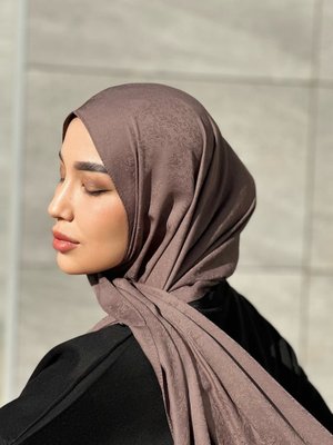 Koyu Gri France Jakar Seri Şal Askısı İle Birlikte 70x180 Cm