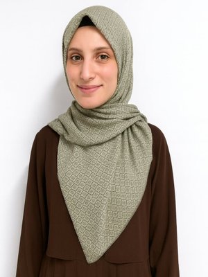 Desenli Denim Eşarp – 95x95 Cm, Kaymaz, Dört Mevsim Kullanıma Uygun Desenli Denim Eşarp – 95x95 Cm, Kaymaz, Dört Mevsim Kullanıma Uygun