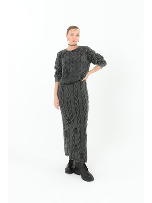 32031blz Triko Uzun Kollu Kazak