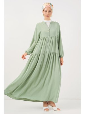 E.yeşil Uzun Elbise