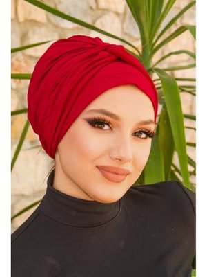 Bordo Burgu Detaylı Bone