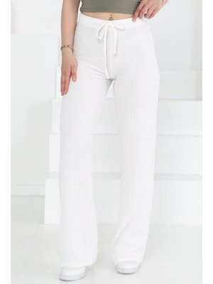 Beyaz Salaş Pantolon