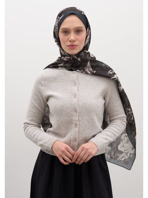 Acı Kahve Felıcıe Desen Şal