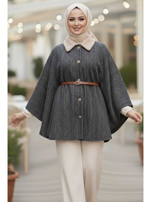 Vizon Vızon Zikzak Desenli Kemerli Pamço