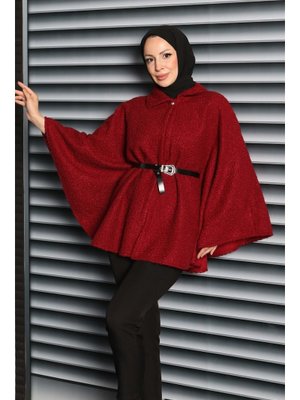 Bordo Kemerli Buklet Panço