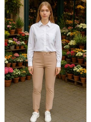 Dar Paça Vizon Pantolon 1052v