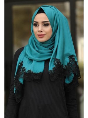 Dantelli İpek Görünümlü Şal Ürün