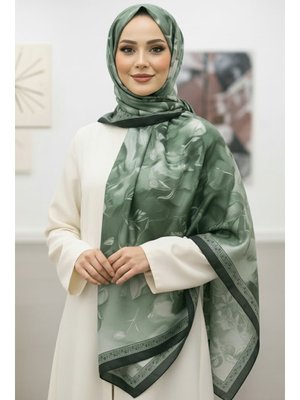 Yesıl Soft Mist Serisi Pamuk Şal Yesil