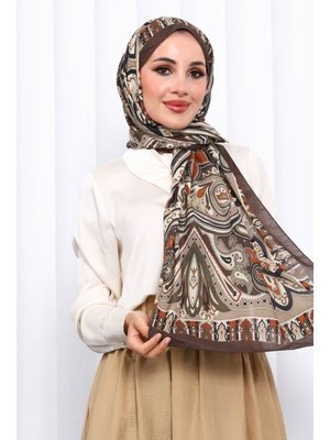 Haki Desenli Kraş Şal