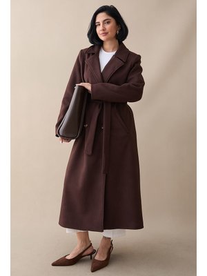 Astarlı Kaşe Kruvaze Acı Kahve Kaban