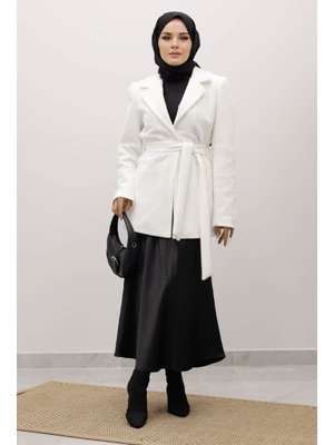 Beyaz Cepli Fox Kaban