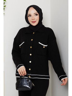 Gold Düğmeli Spor Ceket Hırka