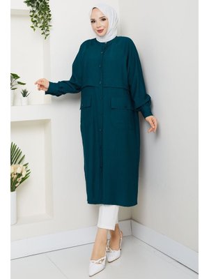 Cepli Robalı Düğme Kapamalı Giy Çık Kap