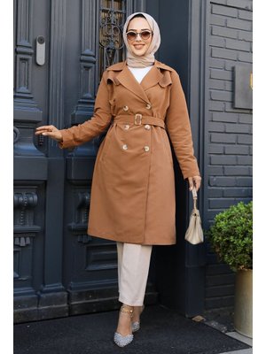 Kemerli Taba Trençkot 61221tb