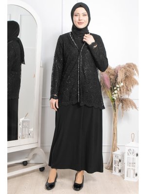 Siyah Taş İşleme Abiye