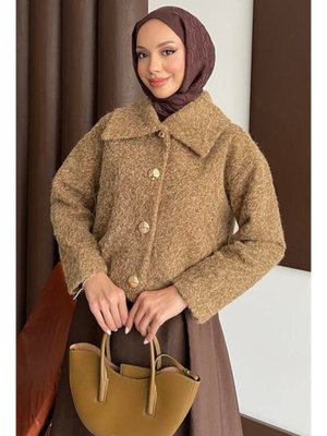 Taba Dora Kumaş Kısa Kaban