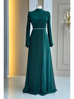 Arin Abiye Elbise Zümrüt