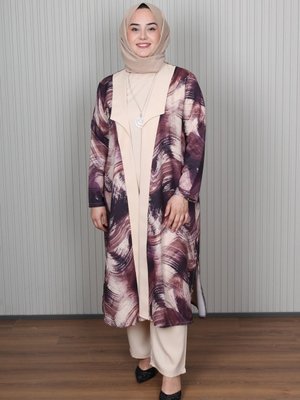 Mürdüm Desenli Takım