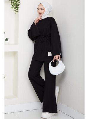 Siyah İpli Arma Detay Oysho İkili Takım