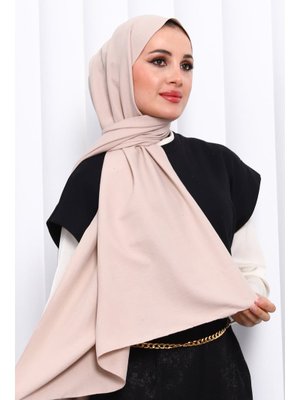 Bej Pamuklu Caz Şal