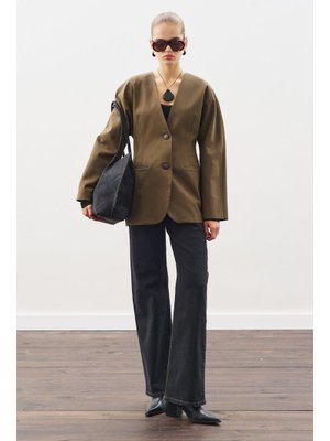 Haki Studıo Blazer Ceket