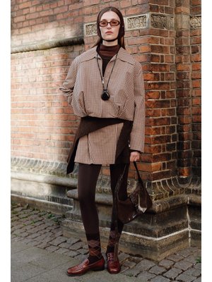 Anvelop Mini Etek Ekose