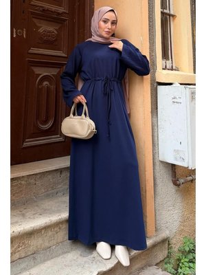 Lacivert Oyşo Elbise