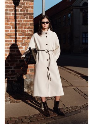 Ekru Gaıa Geniş Kaban