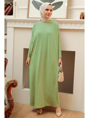 Yarasa Kol Çağla Yeşili Ferace 17801cy