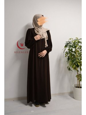 Kuşaklı Medine İpeği Balon Kol Ferace