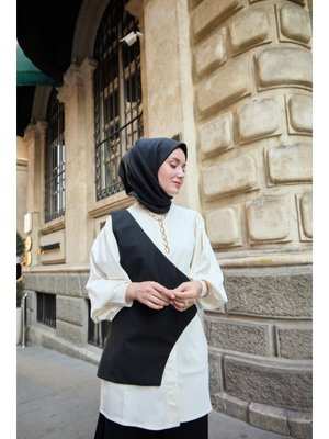 Monogram Pamuk İpek Eşarp