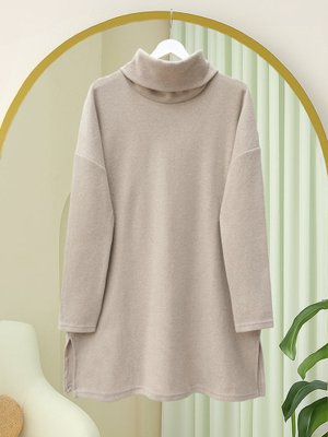 Taş Balıkçı Yaka Yırtmaçlı Selanik Tunik