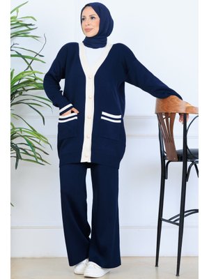 Lacivert Cepli Triko Takım