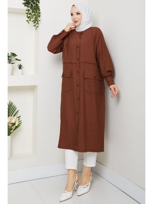 Cepli Robalı Düğme Kapamalı Giy Çık Kap