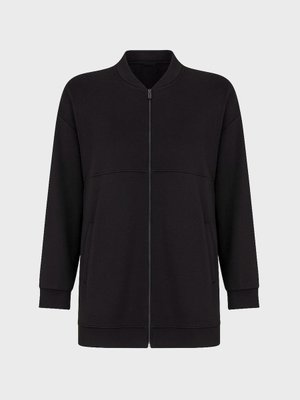 Siyah Fermuarlı Büyük Beden Tunik