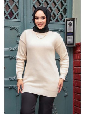 Krem Triko Kazak Tunik 5374kr