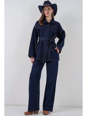 Lacivert Ceket Pantolon Kot İkili Takım