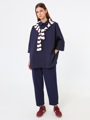 Lacivert Yarım Kollu Gömlek