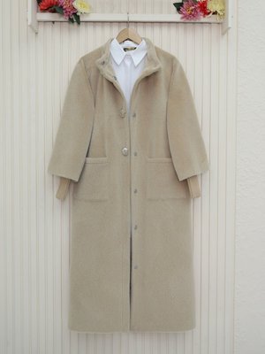 Açık Vizon Kolu Ribanalı Çıtçıtlı Astarlı Kaban