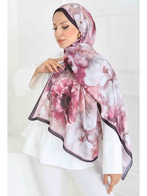 Murdum Mürdüm Floral Whisper Serisi Pamuk Şal
