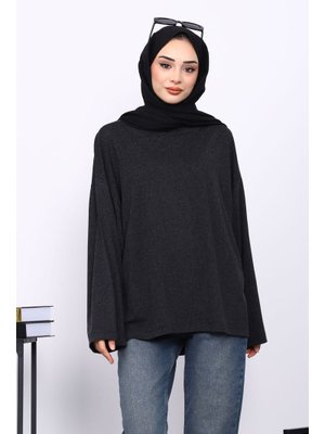 Siyah Yarım Balıkçı Yaka Bluz